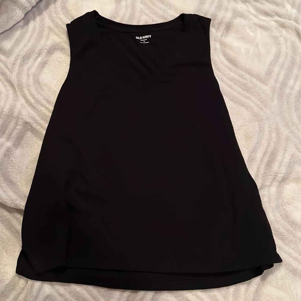 Black tank top